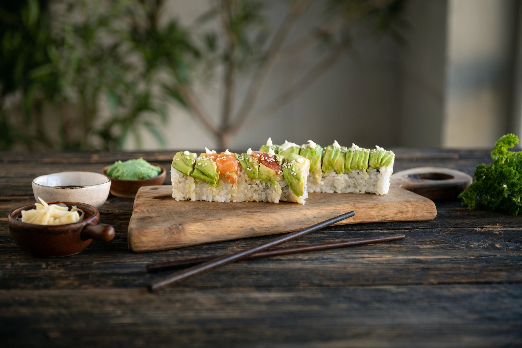 Sushi plate